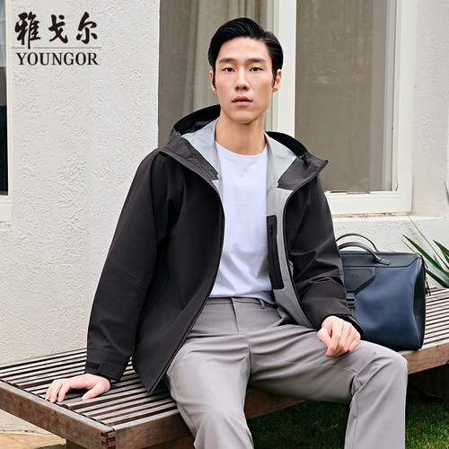 雅戈尔春季户外休闲茄克