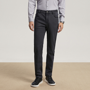 牛仔裤 雅戈尔男士 冬季 新品 微弹直筒休闲裤 加厚修身 丽丽姐专享