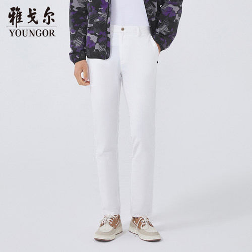 【商场同款】雅戈尔男士长裤秋冬新款官方商务休闲长裤男S2753