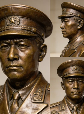 近现代历史名将主题半身像雕塑