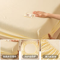 Class A bed cover, single piece washed cotton pure bedspread, bed sheet, Simmons mattress, dust-proof protective cover, full cover, anti-slip bed cover thumbnail 6