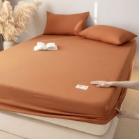 A mother and baby grade washed cotton bed cover, single solid color bedspread, three-piece set, Simmons mattress protection cover, anti-slip bed sheet thumbnail 7