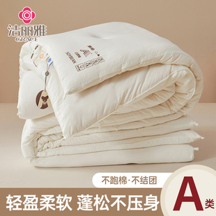 原棉大豆纤维被子春秋被冬天棉被加厚被芯保暖空调夏凉被四季 通用