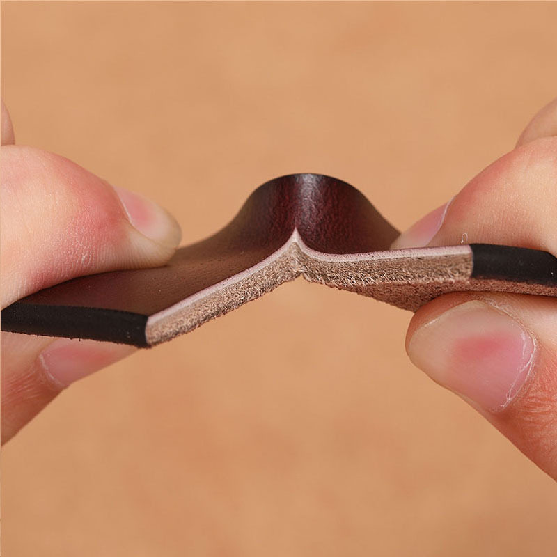 板口纯牛皮腰带平滑扣带条牛皮无头皮带带身男式复古腰带无扣打孔