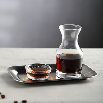 精品冷萃咖啡品鉴杯分享壶玻璃杯咖啡鉴赏杯透明手冲单品咖啡杯