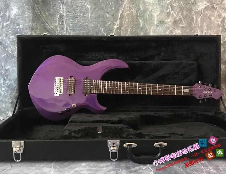 手工定制 Musicman Majesty MAJ100电吉他梦剧院紫色变色龙签名款
