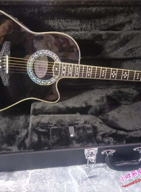 beyond黄家驹同款1869民谣电箱吉他41寸碳纤维龟背吉他OP24拾音器