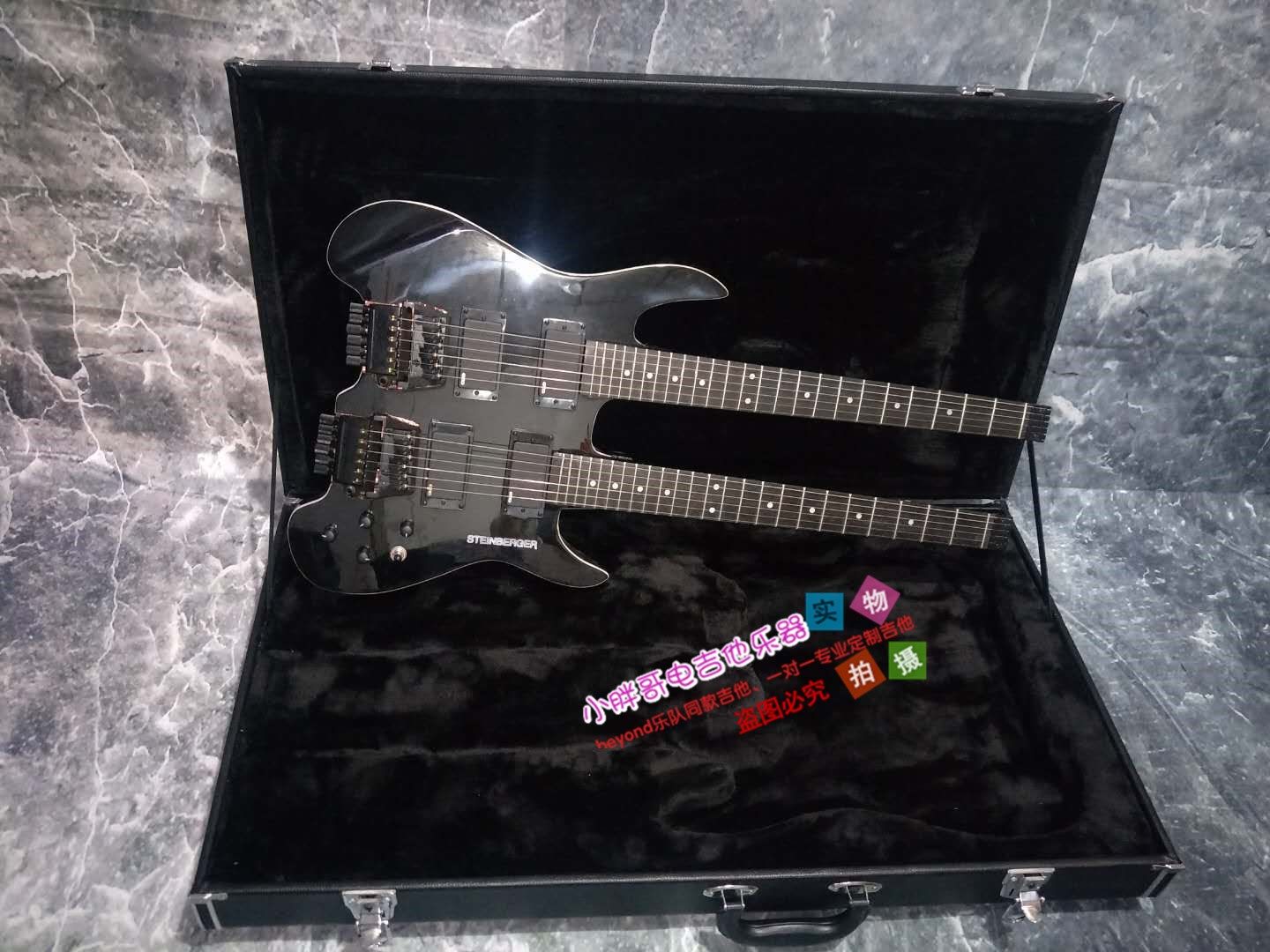 beyond乐队黄贯中斯坦伯格steinberger双头琴无头电吉他 异形吉他