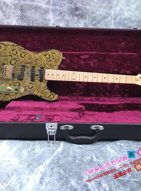 Beyond乐队御用0108602黄贯中同款a Paul金花tele电吉他 黄家驹