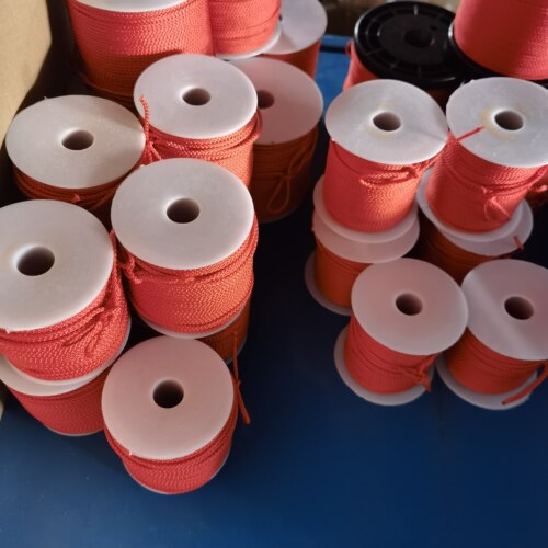 新品撒网底纲 网脚 绑铅坠 捆绑绳全编织沉水涤纶绳2.5MM2MM1.6MM