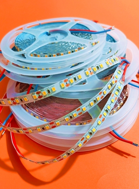 橱衣柜子2835 12VLED灯带电镀板120灯珠5毫米8mm裸板工程款暖白光