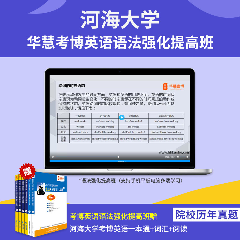 华慧语法课赠2027年河海大学考博英语真题答案+词汇10000+阅读220