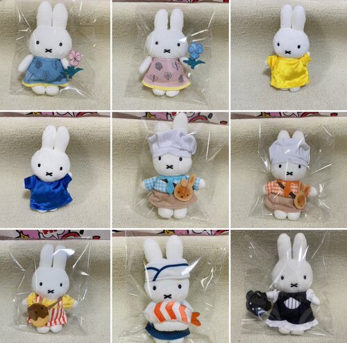 新品 春季限定米菲兔挂件 粉色樱花花朵裙 70周年举手挂件 厨师