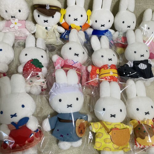 正 日单 米菲miffy挂件 干饭系列豪斯登堡草莓玩偶厨师面包房限定