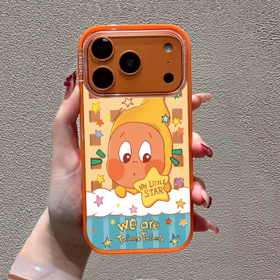 CASEGiRL联名格纹星星人适用17pro手机壳新款苹果16ProMax全包ai按键14plus高级感15por磁吸13防摔外壳女生