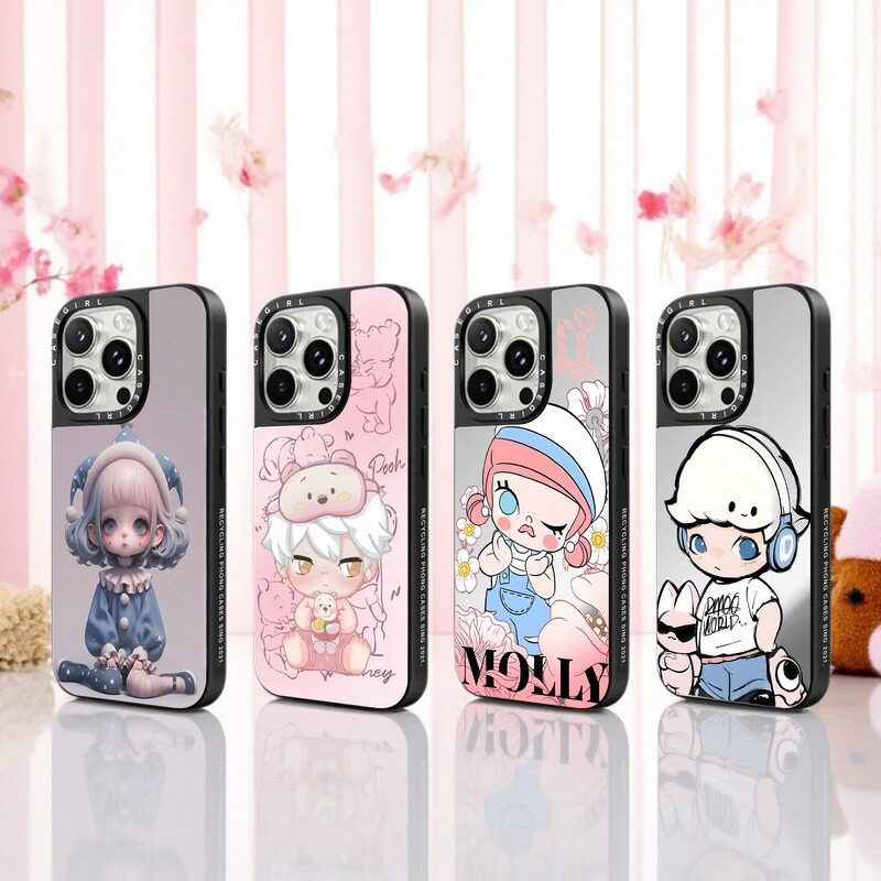 泡泡玛特新款苹果手机壳iPhone17ProMax女生高级感16pro防摔15por全包14plus卡通可爱13潮牌12磁吸11保护套