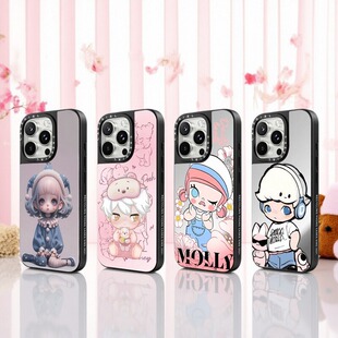 泡泡玛特新款苹果手机壳iPhone17ProMax女生高级感16pro防摔15por全包14plus卡通可爱13潮牌12磁吸11保护套