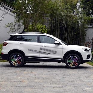 电镀擦痕保护膜 专用于哈弗H6Coupe C款 轮毂贴纸 车轮改装