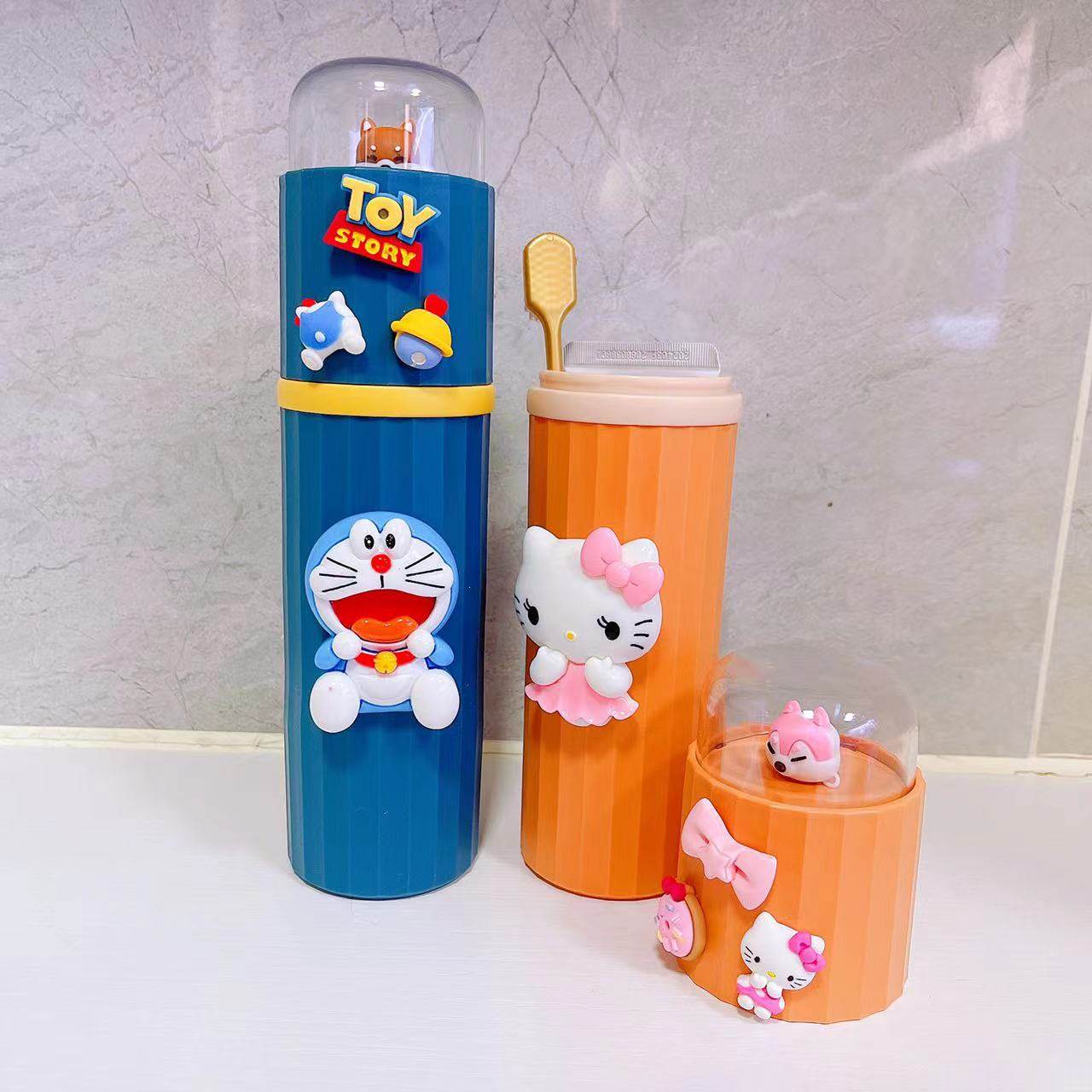 便携式可爱宿舍牙筒儿童牙具桶牙杯牙刷浴室旅行刷牙盒漱口杯卡通
