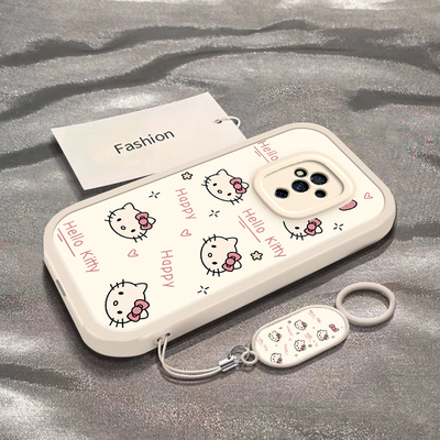 适用于vivoS5手机壳vivoS6新款V1963A全包防摔保护套s5男女款VIVOs6小众简约vivi彩色凯蒂猫头ins风专用外壳