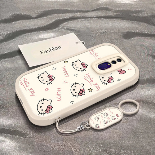 适用于OPPOA9手机壳OPPOA9x新款全包防摔pgam10保护套oppoa8男女款a9x小众简约A8可爱彩色凯蒂猫头专用外壳