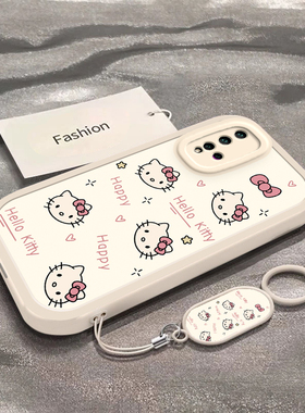 适用于华为Nova5手机壳Nova5i新款SEA-AL00全包防摔Nova5iPro保护套5Pro男女款5Z可爱彩色凯蒂猫头专用外壳