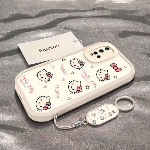 适用于华为Nova5手机壳Nova5i新款SEA-AL00全包防摔Nova5iPro保护套5Pro男女款5Z可爱彩色凯蒂猫头专用外壳