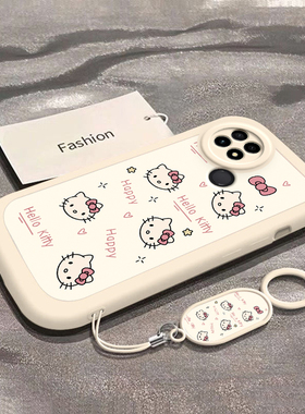 适用于华为智选NZONES7手机壳NZONES7Pro+新款全包防摔SP100保护套S7Pro男女款小众可爱彩色凯蒂猫头专用外壳