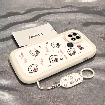 适用于华为智选NZONES7手机壳NZONES7Pro+新款全包防摔SP100保护套S7Pro男女款小众可爱彩色凯蒂猫头专用外壳