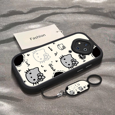 适用于vivoS5手机壳vivoS6新款V1963A全包防摔保护套s5男女款VIVOs6小众简约vivi黑白凯蒂猫头ins风专用外壳