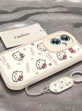 适用于OPPOA2手机壳A2Pro新款5G全包防摔PJB110保护套OPPOA2x男女款A2m简约可爱oppo彩色凯蒂猫头a2x专用外壳