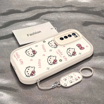 适用于华为Nova7手机壳Nova7SE新款JEF-AN00全包防摔保护套Nova7Pro男女款活力版可爱彩色凯蒂猫头专用外壳