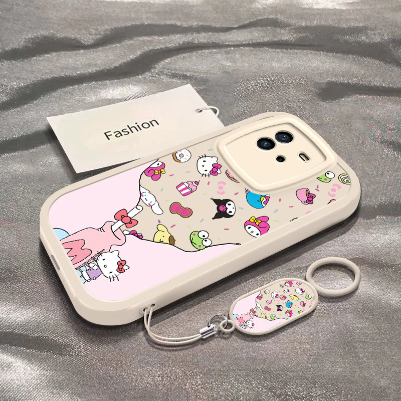 牛奶瓶凯蒂猫适用于iQOONeo6手机壳新款V2199A全包防摔保护套iqooNeo6SE可爱男女款neo6se卡通ins风专用外壳