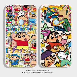 漫画小新适用于红米Note5手机壳5Pro新款HM1全包防摔保护套note5A标准搞怪男女款可爱涂鸦卡通ins风专用外壳