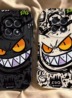 橙色耿鬼适用于OPPOA5手机壳A5Pro新款全包防摔PKQ110保护套a5活力版可爱搞怪男女款个性小众ins风5G专用外壳