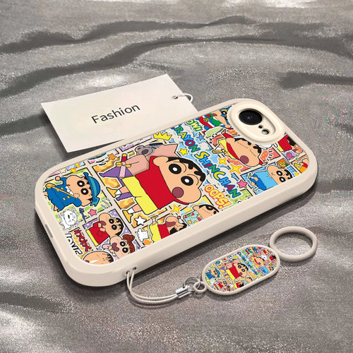 格子小新适用于苹果Se4手机壳男女新款苹果Se3全包防摔搞怪卡通网红ins风iPhoneSe2保护手机套AppleSE的外壳