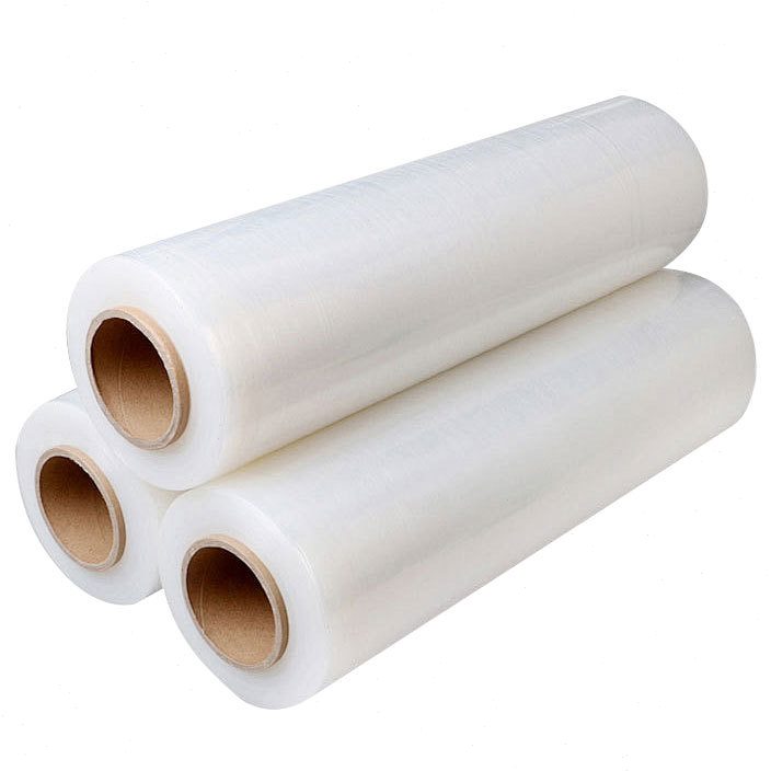 .缠绕膜小卷打包装薄膜塑料整箱工业用保鲜膜带透明自粘保护拉伸