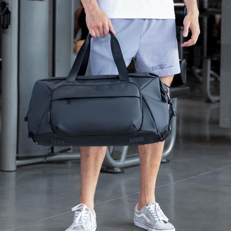 马可莱登新款干湿分离行李袋男士商务出行大容量健身包收纳旅行包