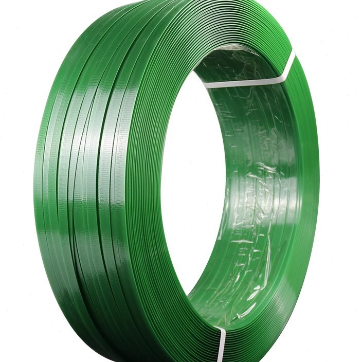 .塑钢带源头工厂手工塑料打包带pet绿色1608建材运输包装捆扎带扣