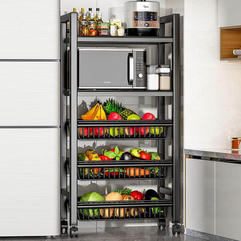 厨房置物架落地多层微波炉锅具家用架子多功能小推车收纳架储物架,厨房/烹饪用具,抹布架/厨房清洁收纳架,淘宝优惠券,粉丝福利购,淘宝优惠卷