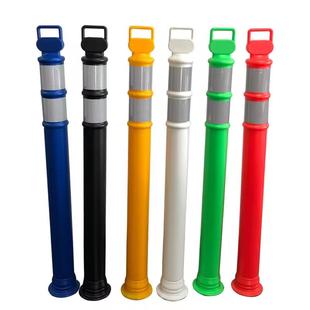 1.25m手提警示柱反光立柱道路隔离柱可拆卸移动路障警示防撞柱