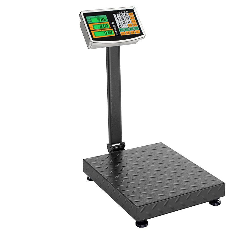 电子秤商用计重称150kg卖菜用计价台秤不锈钢台秤小型磅秤