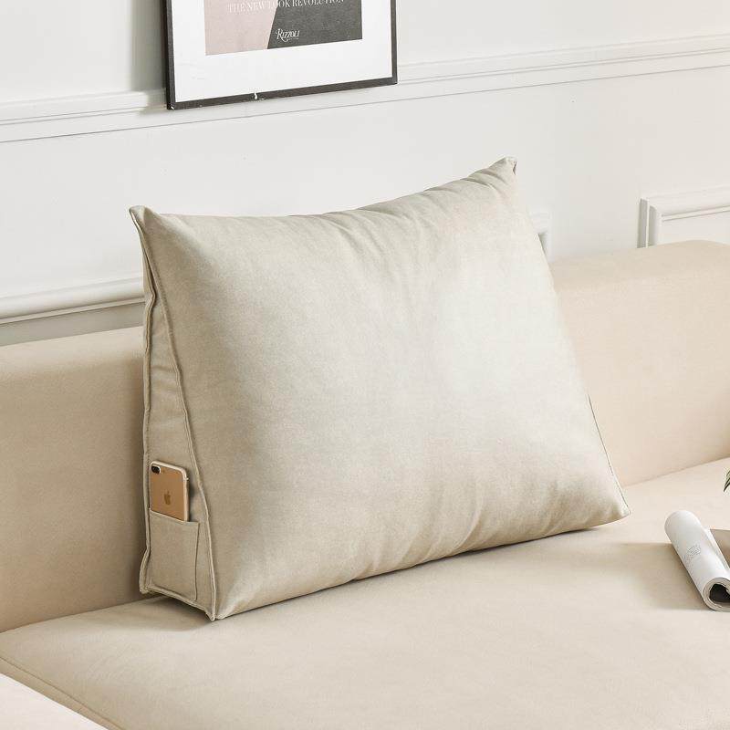 简约科技布三角沙发靠枕靠垫大靠背护腰垫背榻榻米软包客厅飘窗垫,居家布艺,抱枕被,淘宝优惠券,粉丝福利购,淘宝优惠卷