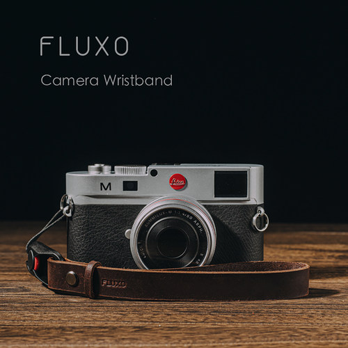 FLUXO相机腕带手绳真牛皮自修复