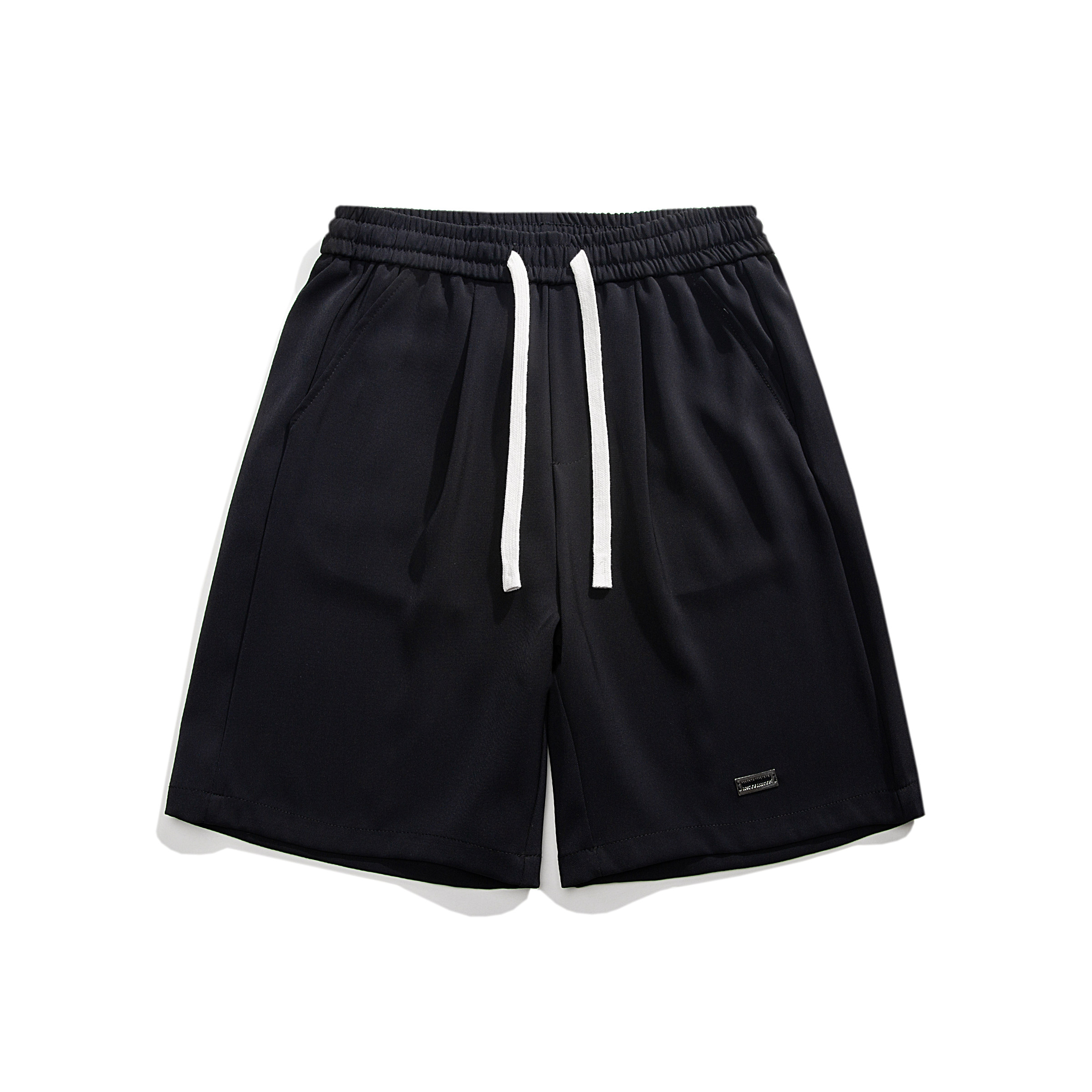 爆款夏季西装裤子2025新款夏装休闲短裤男港风休闲裤宽松直筒五分,男装,休闲裤,淘宝优惠券,粉丝福利购,淘宝优惠卷