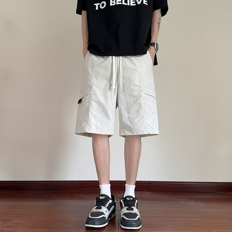 FearlessLand锦纶短裤男工装短裤男夏季潮牌冰感透气休闲宽松男士,男装,休闲裤,淘宝优惠券,粉丝福利购,淘宝优惠卷