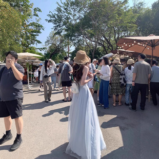 纯欲甜美网纱吊带连衣裙春季 2025新款 长款 女装 度假裙 芭蕾舞曲