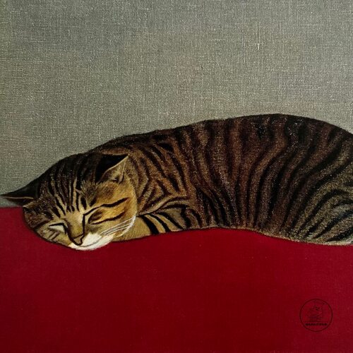 「SHUNA」猫与日常的诗 长谷川潾二郎静谧美学日本原版名画明信片