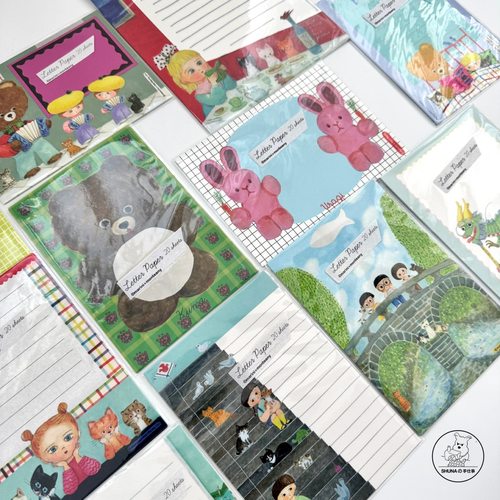 「SHUNA」写一枚可爱的信给你 MOLINTIKA 日本原版设计信纸