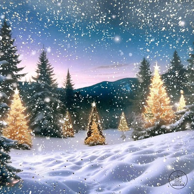 「SHUNA」今夜让魔法发生 英国原版2026新年贺卡插画圣诞快乐心意